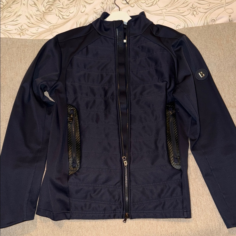 Bogner Men's Navy Blue Jacket (Mid Layer)
